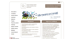 Desktop Screenshot of ibs.bialowieza.pl