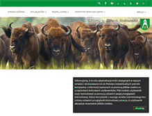 Tablet Screenshot of bialowieza.pl